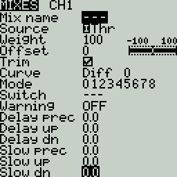 Mixes configuration (пример)