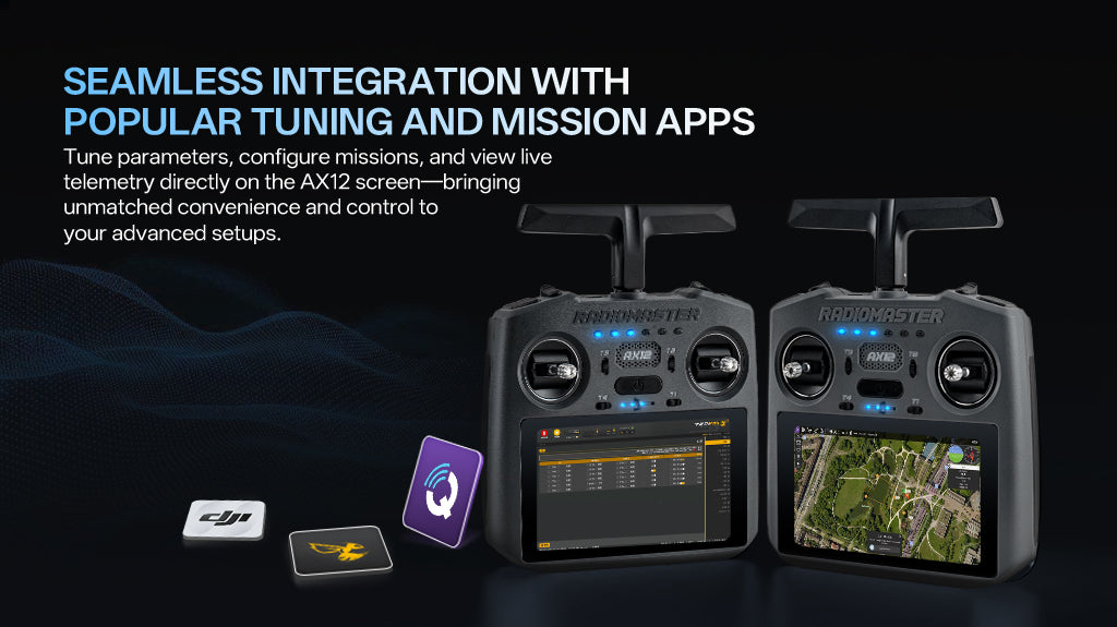 Seamless integration with popular tuning and mission apps: Betaflight, QGroundControl, DJI